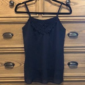 JCrew navy blue blouse
